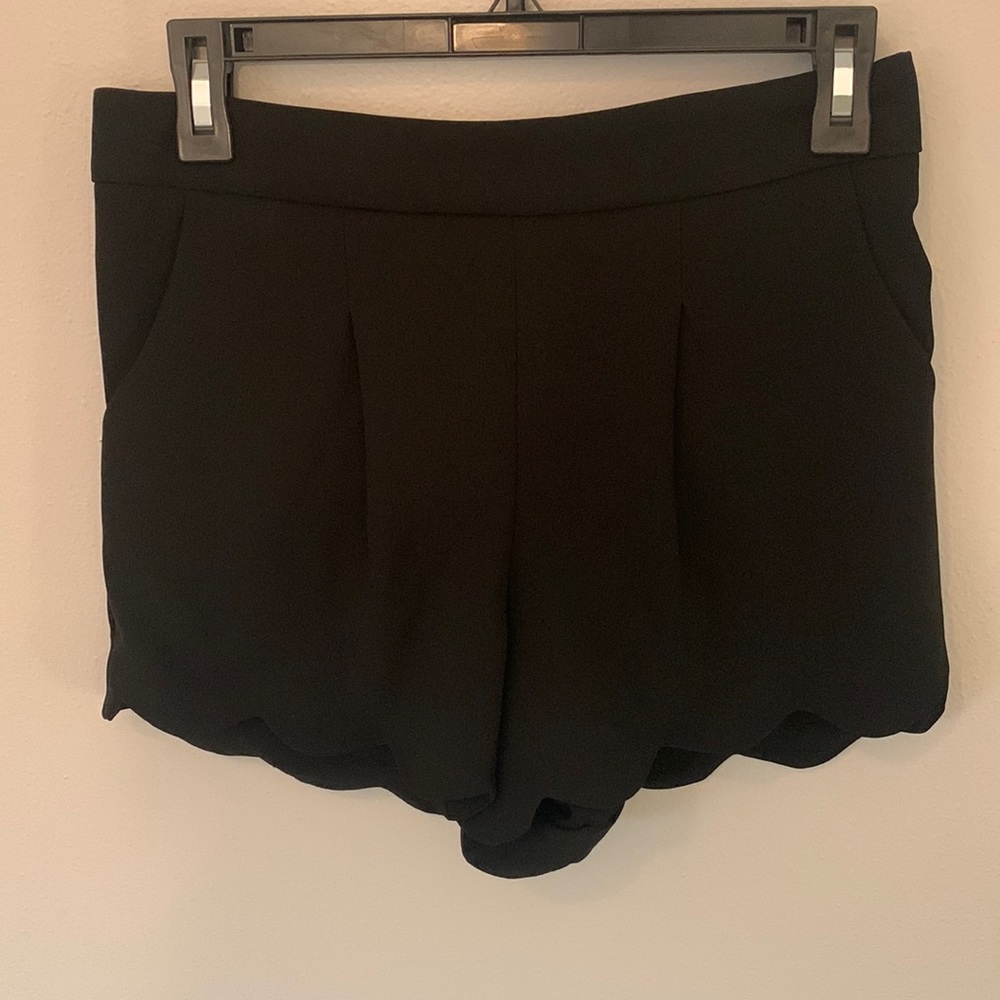 Black going out shorts
